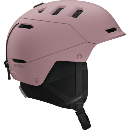 copy of Kask narciarski Salomon DRIVER Black/Red Accent/Solar 2021